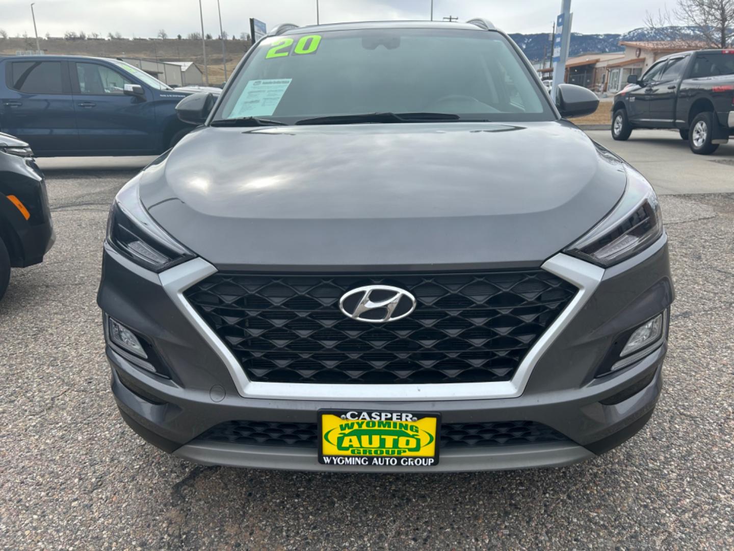 2020 Dark Gray /Black Hyundai Tucson SEL (KM8J3CAL4LU) with an 2.4L engine, Automatic transmission, located at 3030 CY Ave, Casper, WY, 82604, (307) 265-3830, 42.827816, -106.357483 - Photo#13